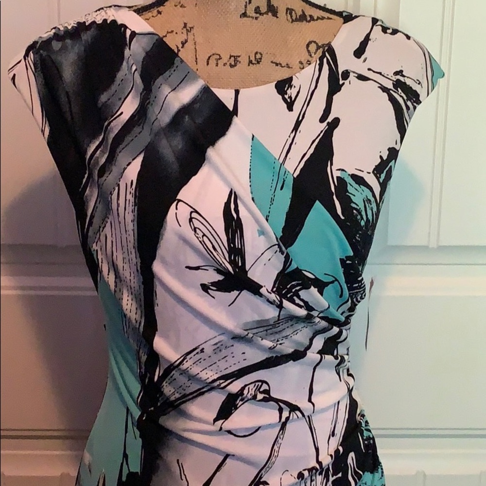 COPY - Dress Gathered Waist Short Sleeves Size 6
